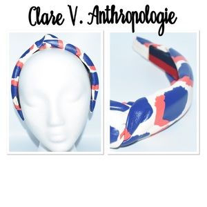 Clare V. Anthropologie Knotted Leather Headband